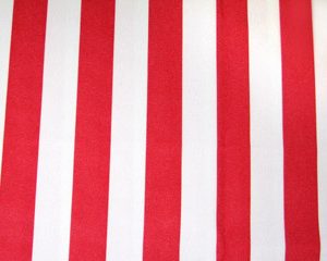 Red White Awning