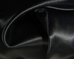 Black Poly Satin