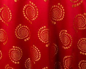 Fiery Orange Kaleidoscope