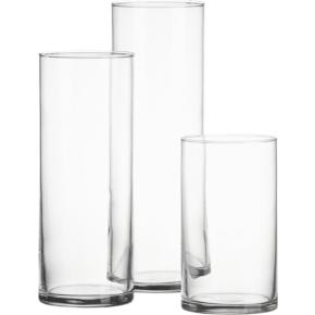Cylinder Vase, Assorted heights