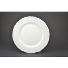 White Scallop Bread Plate