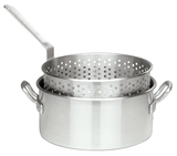 Shallow 10quart Pot with Strainer