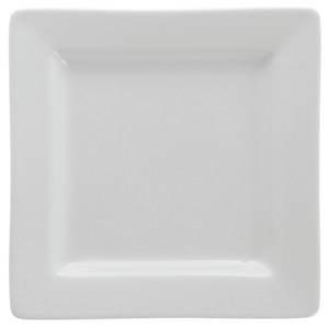 White Square Dinner Plate