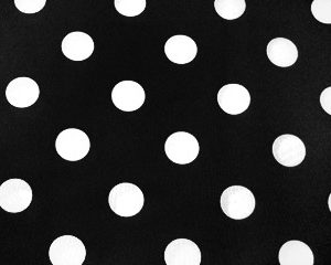 White and Black Polka