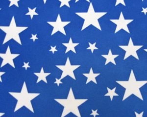 White Blue Stars