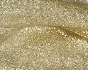 Gold Sparkle Organza