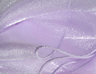 Lilac Sparkle Organza
