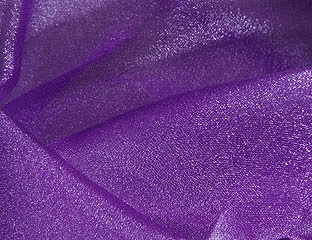 Purple Sparkle Organza