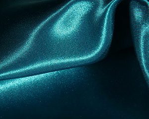 Teal Poly Satin