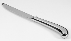Steak Knife, Silver Tone