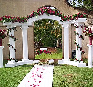 Columns, Arches, and Backdrops