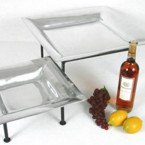 Square Aluminum Tray, 18inch