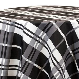 3 inch Buffalo Check w Stripe Black Grey