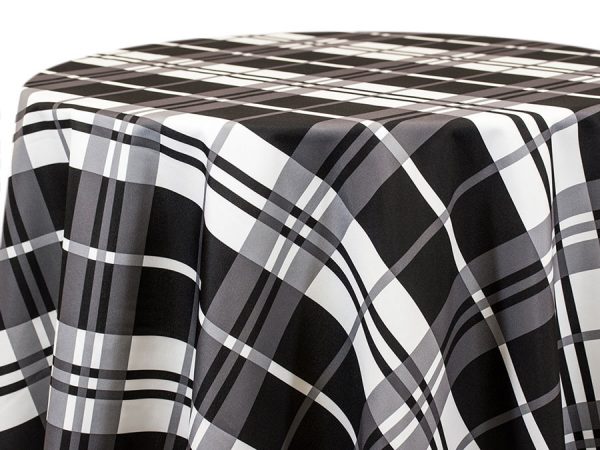 3 inch Buffalo Check w Stripe Black Grey