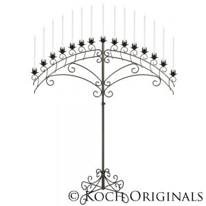 15-branch Fan, Black