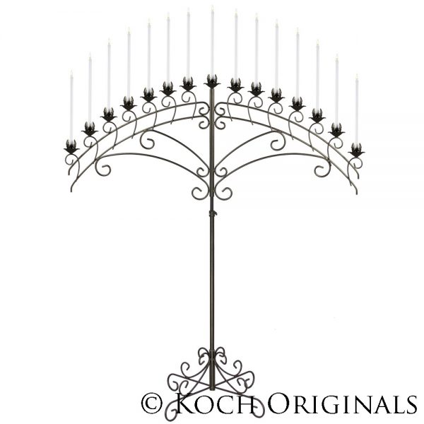 15-branch Fan, Black