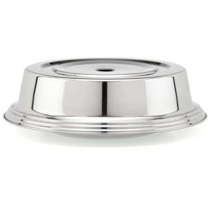 Stainless Plate Cover, 10.5-11.25-inch