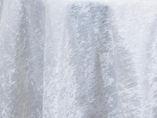 Crushed Velour White