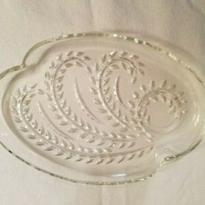 Vintage Crystal Snack Plate