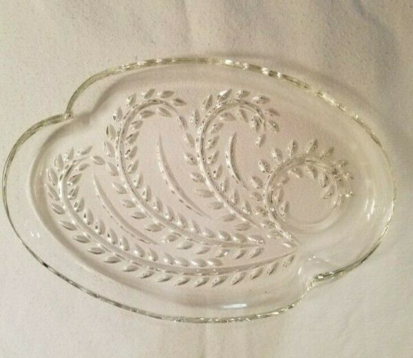 Vintage Crystal Snack Plate
