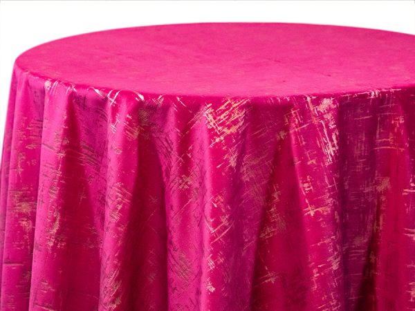 Etched Velvet Fuschia