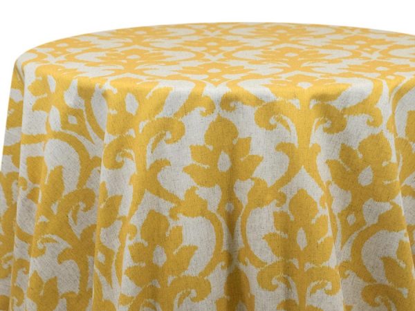 Ikat Raw Silk Yellow