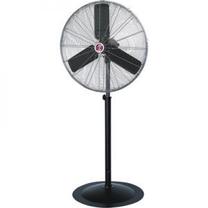Pedestal Fan, Black 30-inch