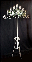 7-Light Fan, Riviera Pewter