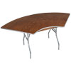 Serpentine Table 60-inch radius
