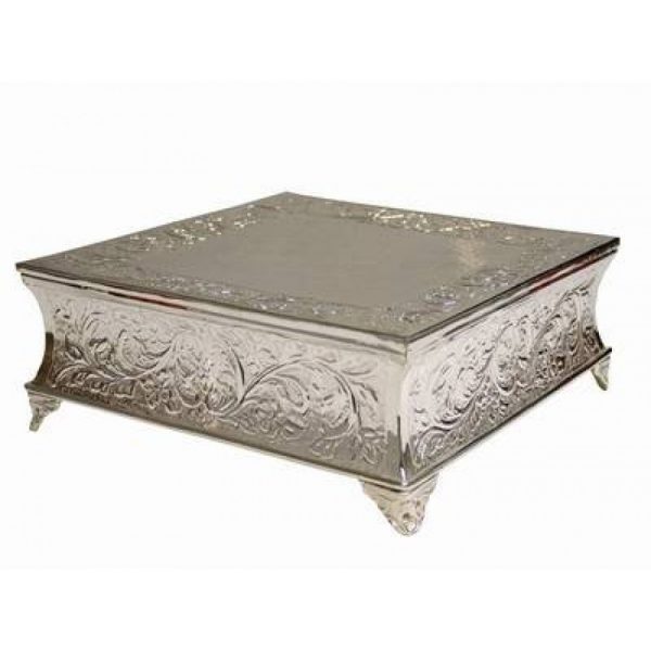 Cake Plateau, Silver Square