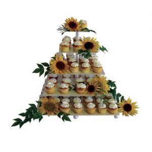 Cupcake Tree, Square 3-tier