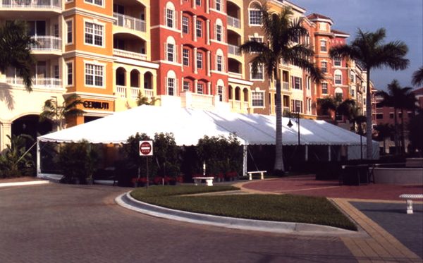 40x85 Canopy, White Future Trac Frame