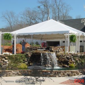 20x30 White Frame Canopy