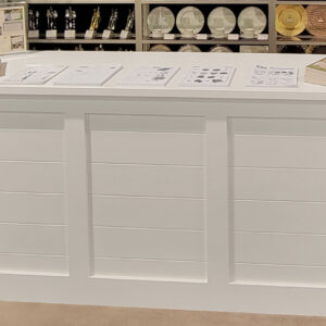 White Wooden Bar