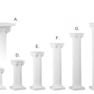 White Grecian Column