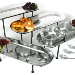 Oval Aluminum Bowl, 10"x26"