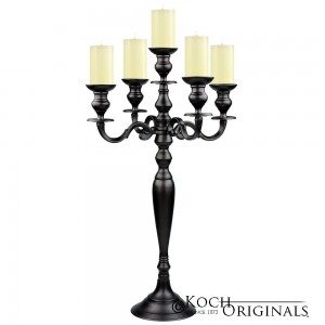 Onyx Bronze Tableabra Candlestick