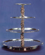 Lazy Susan Tray, Large w/Cherub