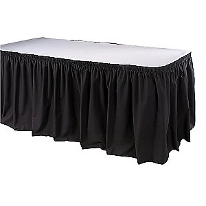 Black Table Skirt, 9ft