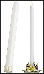 24-inch Mechanical Candles, White