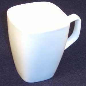 Square Coffee Cup, 10-ounce