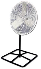Pedestal Fan, White 30-inch