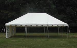 15x30 White Frame Canopy