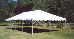 20x40 White Frame Canopy