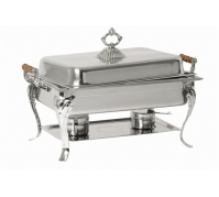 Chafer, Full Size 8-qt Wood Handle