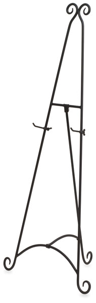 Easel, Black Wrought Iron