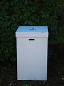 Trash Can, Disposable White