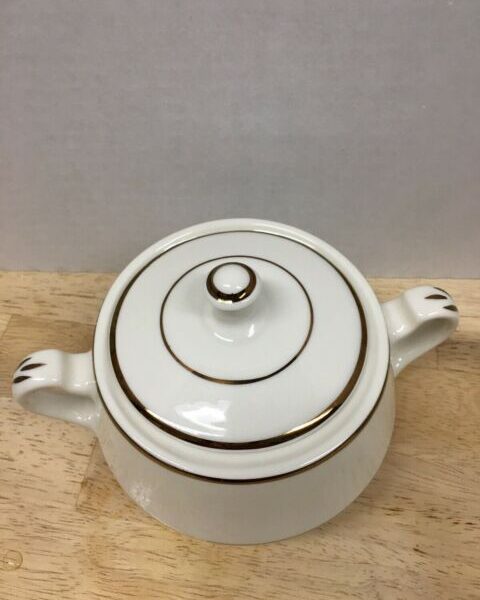 Gold Band Sugar Bowl