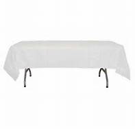Plastic Tablecover, 54x108 White