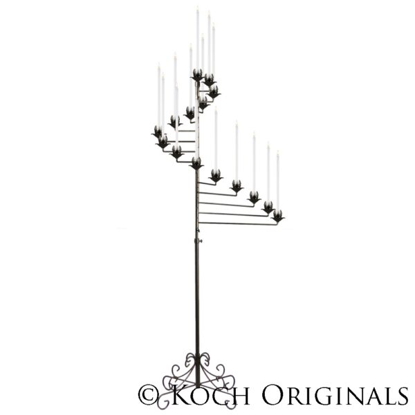 Spiral, 15-light Onyx Bronze (Black)